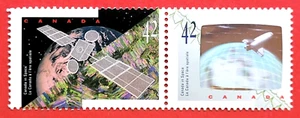 Canada Stamp #1442a (1441,1442) "Canada in Space" MNH 1992 - Picture 1 of 1