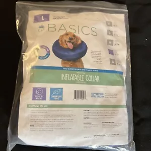 Nuevo collar protector inflable Calm Paws Basics perro grande 13-18" cuello mascota - Imagen 1 de 3
