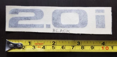 2.0i Austin Rover MG Maestro Montego ORIGINAL Fábrica PEGATINA Calcomanía Negra Nuevo de Lote Antiguo - Imagen 1 de 2