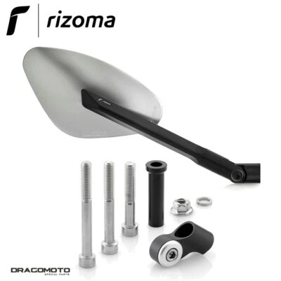 Espejo retrovisor derecho bmw r 850 r 1994-2002 Genesi RIZOMA BS173A BS714B plateado Foto 1 de 4