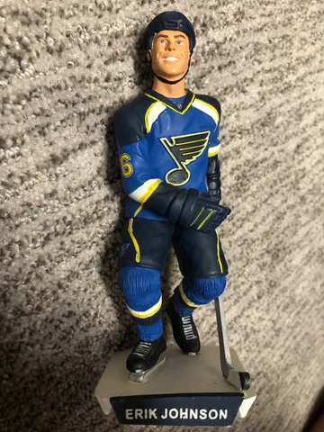 ERIC JOHNSON FIGURINE STATUE FIGURE ST LOUIS BLUES SGA COLORADO AVALANCHE IMAGE Cover