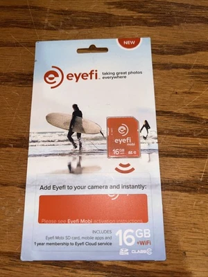 Eyefi Eye-Fi Mobi Pro 16GB Wifi Class 10 SD HC - Image 1 of 4