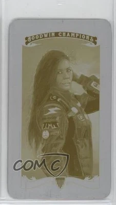 2012 Goodwin Champions Printing Plate Mini Yellow 1/1 Maryeve Dufault #98 wd9 - Image 1 of 3