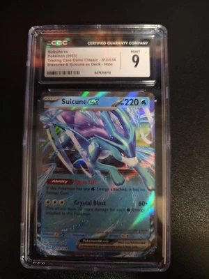 Suicune ex 010/034 Trading Card Game Classic Holo - Image 1 of 2