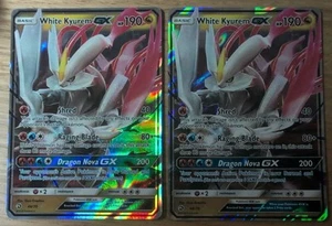 1 x Pokémon TCG - White Kyurem GX - 48/70 - Dragon Majesty - Half Art - Picture 1 of 6