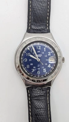 vintage Swatch Irony Big Happy Joe Blue (YGS400) watch wristwatch - Image 1 of 3