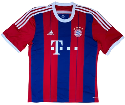 FC Bayern München Trikot Gr. XL 2014/15 Heim Adidas FCB 14/15 blau rot - Bild 1 von 4