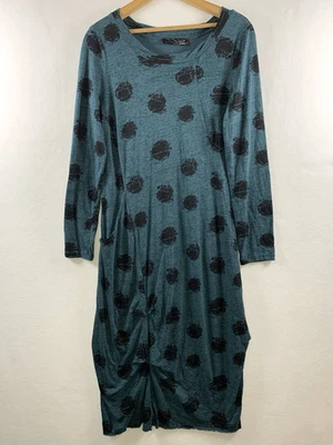 Liv by Habitat Clothing Womens Abstract Maxi Dress Sz XS Artsy Lagenlook Travel - Image 1 of 4