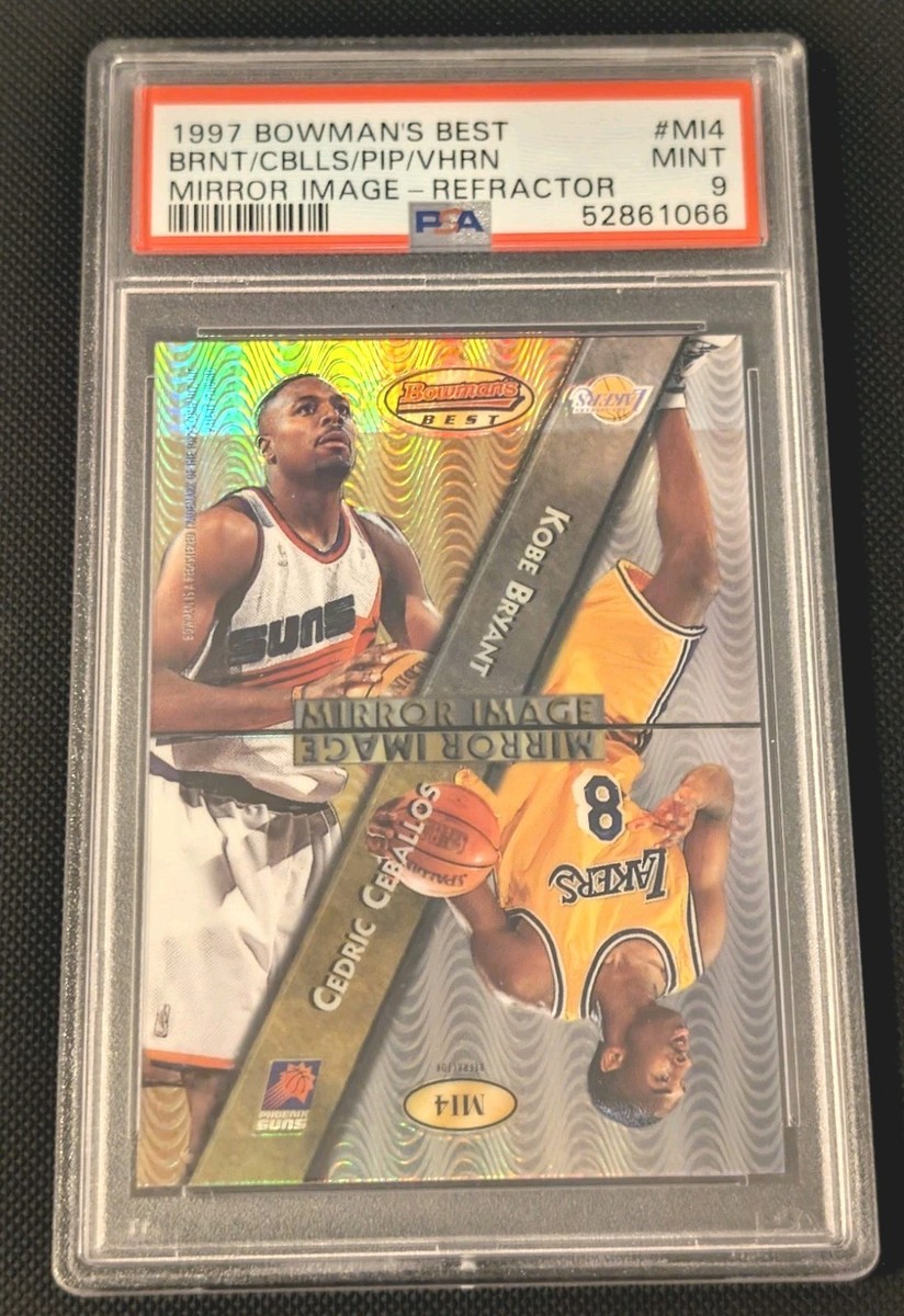 コービー・ブライアント1997 Bowman's Refractor 1996-1997 Bowman's Best Kobe Bryant Die-Cut Rookie Refractor
