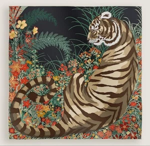 Unbenutztes Hermes Seidentuch Carre70 Tiger Tiger mit Karton von JP - Bild 1 von 3