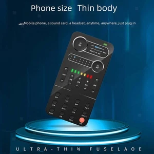 Changeur de voix portable, carte son professionnelle pour téléphone de jeu - Photo 1/6