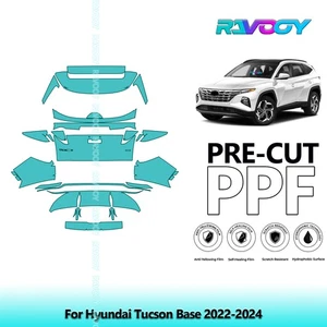 PreCut Paint Protection PPF Kit For Hyundai Tucson Base 2022-2024 - Picture 1 of 7