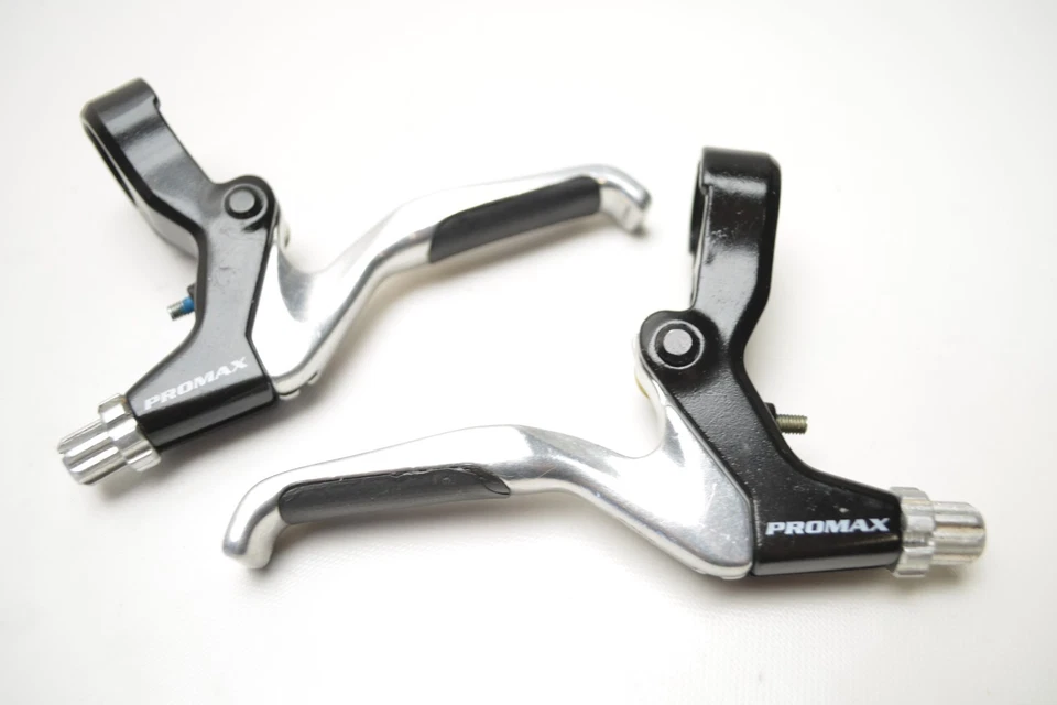 PROMAX ПОВОРОТ ПЕРЕКЛЮЧАТЕЛЬ ИЛИ БОЛЬШОЙ ПАЛЕЦ, ЛИНЕЙНЫЙ V ТИПА ВЕЛОСИПЕД ТОРМОЗНЫЕ РЫЧАГИ 22,2 ММ ЗАЖИМ - Изображение 1 из 4