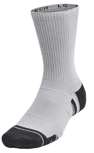 Under Armour Performance Tech Crew Socken Einzelpaar grau/dunkelgrau. Größe 8,5-13 - Bild 1 von 3