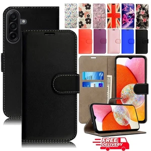 Case For Samsung Galaxy A17 A16 A26 5G A36 A56 A15 A55 Leather Flip Phone Cover - Picture 1 of 39