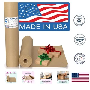 Anpassbares 18" x 1200" braunes Kraftpapier - perfekt für Vision Boards & mehr - Bild 1 von 11