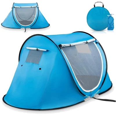 Pop Up Tent - Portable Tent for Camping 2 Person Pop Up with Double Doors - W... - Image 1 of 4