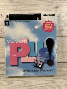 Microsoft Plus Companion for Windows 95 New & Sealed PC 3.5” Floppy Discs - Picture 1 of 7