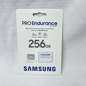 Carte mémoire MicroSDXC Samsung - PRO Endurance 256 Go - Photo 1/2