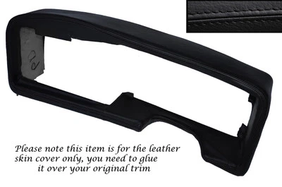 Cubierta De Piel De Cuero Para Tablero Negro Que Se Ajusta A Lotus Excel 83-91 - Imagen 1 de 3