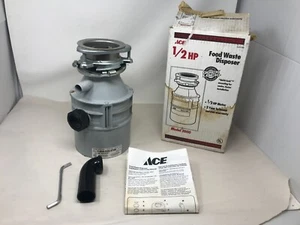 ACE Food Waste Disposer 1/2 HP Gray Model 2000 #47982 ~ NEW box rough - Imagen 1 de 9