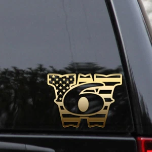Worcester 6 Memorial Firefighter FD Vinyl Decal – USA Flag Sticker - Picture 1 of 2