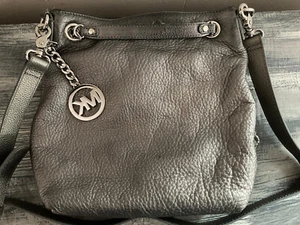 Michael Kors Crossbody Handbag - Platinum - Picture 1 of 5