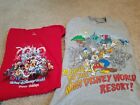 Menge 2 Disneyland T-Shirt Größe L 2010 Holiday & I'm going to WDW Resort