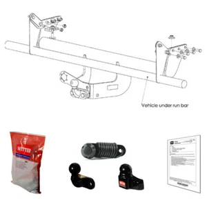 Witter Towbar for Mitsubishi L200 Single Cab 2015-2019 - Flange Tow Bar - Picture 1 of 6