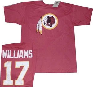 Washington Redskins Doug Williams Reebok Throwback Oversized T Shirt New tags - Picture 1 of 4