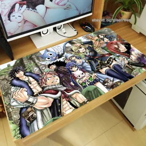 Anime Grande Tappetino Mouse Coda Fata Antiscivolante Tastiera Scrivania Tappetino Topi Gioco Tappetino - Foto 1 di 4