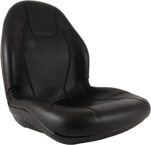 Sitz 3010-0058 schwarz mittlere Rückenlehne 15" Höhe, Kunststoffpfanne 18" breit - Bild 1 von 5