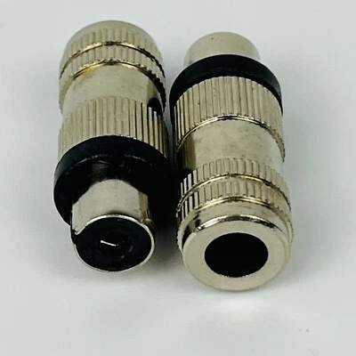 6.3mm Female plug To RCA Female Jack Stereo Headphone Audio RCA Adapter 2 Pack - Image 1 of 4