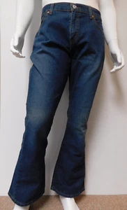 Levi's Jeans Womens Size 14 M, Navy Blue, Nouveau Bootcut Stretch 515, Mid Rise - Picture 1 of 8