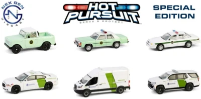 GREENLIGHT 1:64 HOT PURSUIT SPECIAL EDITION US CUSTOMS & BORDER PATROL 6PC 43035 - Image 1 of 4