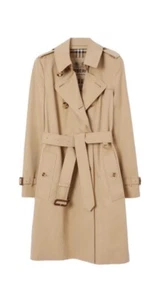NWT Burberry Mid-length Chelsea Honey Trench Coat Size 8 - Picture 1 of 16