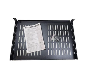 Tripp Lite SRSHELF2P1U Rack Enclosure Cantilever Fixed Shelf, 1U, Black, 40lbs - Picture 1 of 5