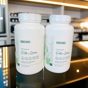 2 Pack SUBSTANCE Nature's Sustenance Daily Fruits & Greens 120 Count Ea - Picture 1 of 3