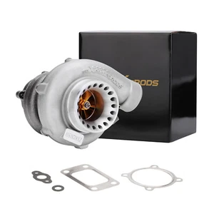 Street Billet GT35 GT3582 Turbo Cast Turbine T3 4-Bolt Turbocharger 3.0L-6.0L - Foto 1 di 13