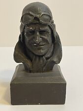 Vintage Michael Garman 1969 Pilot Bust Aviator Sculpture