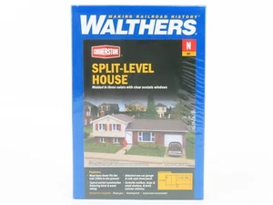 N Scale Walthers 933-3840 Split-Level House Building Kit SEALED - Picture 1 of 5