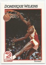 Dominique Wilkins Hoops 1991/92 - NBA Basketball Card #7