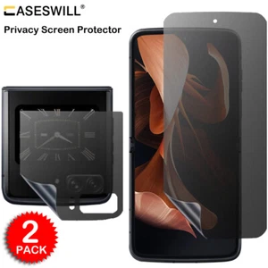 Do Motorola Razr Plus 2025 2024 2023 Ultra TPU Folia Prywatność Screen Protector - Zdjęcie 1 z 13