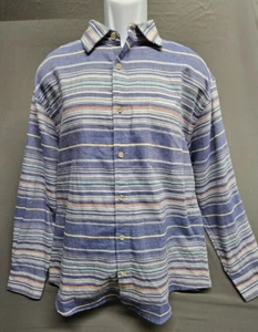 Clearwater Outfitters Men's Size L Blue Button Down Shirt Flannel Long Sleeve - Picture 1 of 12