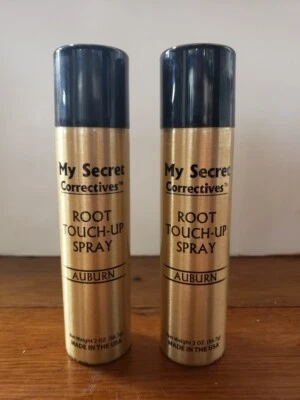 2 My Secret Correctives Spray de Retoque de Raíz | CASTAÑO ROJIZO | 2 OZ - YA NO DISPONIBLE Foto 1 de 3