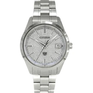 CITIZEN WATCH AQ4100-57B/A060-T027369 THE CITIZEN ECO-DRIVE SILVER METALLIC DIAL - Picture 1 of 15