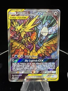 Pokemon TCG SM Promos #SM210 Moltres & Zapdos & Articuno GX NM - Picture 1 of 2