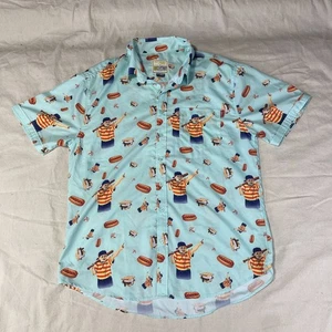 RSVLTS Hemd Herren Extra Large XL The Sandlot Knopfleiste Film Film Logo Strand USA - Bild 1 von 15