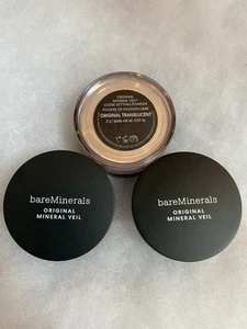 (3) bareMinerals Orig. MINERAL VEIL Original Translucent Loose Setting Powder 2g - Picture 1 of 4