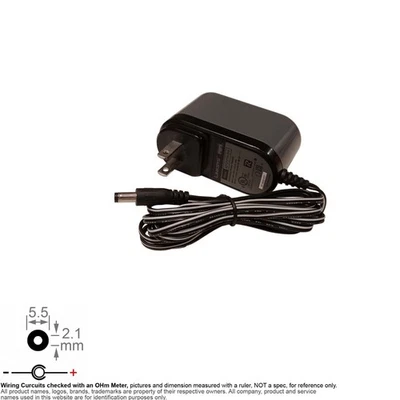 Power Adapter AC DC 5521 12Vdc DC12V 12V 1.0A 1A Linksys AD12V/1A-SW - Image 1 of 3